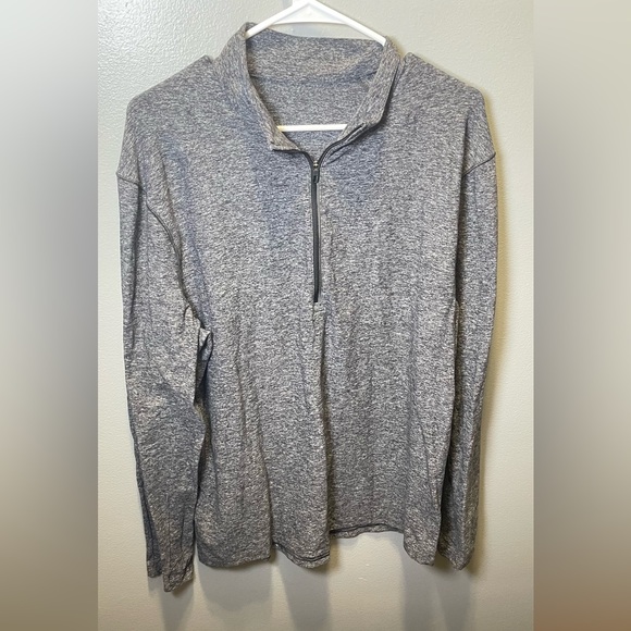 lululemon athletica Other - Lululemon Surge Warm 1/2 Zip Heathered Black Men's Size XL